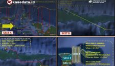 Peta kecalakaan longboat di perairan Pulau Taliabu [Dok : Tim SAR/Kasedata]