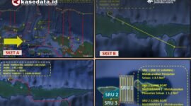 Peta kecalakaan longboat di perairan Pulau Taliabu [Dok : Tim SAR/Kasedata]