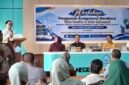 Kepala Dinas Pendidikan dan Kebudayaan Maluku Utara, Abubakar Abdullah saat membuka Workshop Penguatan Kompetensi Membaca Teks Sastra dan Teks Informasi bagi Guru Bahasa Indonesia dan Bahasa Inggris SMA se-Kota Ternate. || Foto : Ilham/Kasedata.id