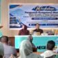 Kepala Dinas Pendidikan dan Kebudayaan Maluku Utara, Abubakar Abdullah saat membuka Workshop Penguatan Kompetensi Membaca Teks Sastra dan Teks Informasi bagi Guru Bahasa Indonesia dan Bahasa Inggris SMA se-Kota Ternate. || Foto : Ilham/Kasedata.id