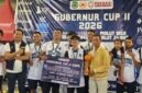 Ketua Pengurus Provinsi Persatuan Bola Basket Seluruh Indonesia (PERBASI) Maluku Utara Sarmin S. Adam, usai rangkaian pertandingan. || Foto : Kasedata.id
