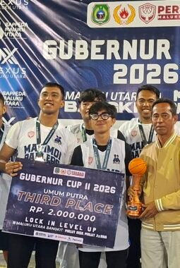 Gubernur Cup II Berakhir, Perbasi Malut Siapkan Talenta Muda ke Panggung Nasional