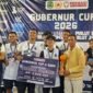 Ketua Pengurus Provinsi Persatuan Bola Basket Seluruh Indonesia (PERBASI) Maluku Utara Sarmin S. Adam, usai rangkaian pertandingan. || Foto : Kasedata.id