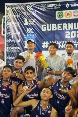 Tim Basket Pacific Morotai Juara Gubernur Cup II 2026 Usai Tekuk Ditjenpas Malut