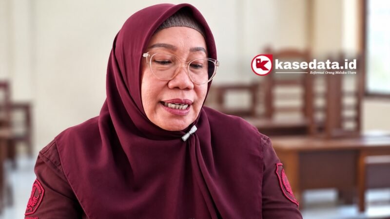 Ketua MKKS SMA Kota Ternate, Sabaria Umahuk. || Foto : Kasedata.id