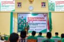 Ketua PW GP Ansor Maluku Utara, Syarif Abdullah membuka Konfercab ke-V GP Ansor Kota Ternate di Aula MTs Dufa-Dufa, Kota Ternate. || Foto : Kasedata.id