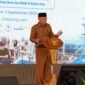 Wakil Gubernur Maluku Utata membuka kegiatan Talkshow dan Business Matching Diseminasi Kebijakan Kemitraan Usaha Nasional di Bella Hotel, Ternate. || dok : Kasedata