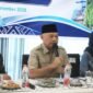 Wakil Gubernur Maluku Utara H. Sarbin Sehe saat membuka Rapat Koordinasi Pembahasan Materi Acara NMIBF 2026. || dok : Kasedata