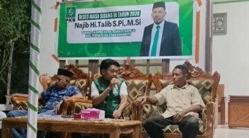 Anggota DPRD Kota Ternate Dapil II Ternate Selatan–Moti, Najib Hi. Talib menggelar reses di Kelurahan Gambesi. || Foto : Kasedata.id