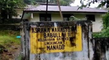 Kondisi Asrama Mahasiswa Maluku Utara di Manado. || Foto : Kasedata.id