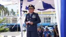 Wakil Gubernur Maluku Utara, H. Sarbin Sehe, saat membacakan amanat Menteri Perhubungan RI Dudy Purwagandhi pada upacara Hari Perhubungan Nasional (Harhubnas) 2026 di Sofifi. || Foto : Kasedata.id