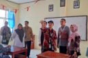 Direktur SMA Kemendikdasmen Yuli Haryanto, Direktur Pendidikan Khusus dan Pendidikan Layanan Khusus Dr. Saryadi, serta Dirjen Pendidikan Menengah dan Pendidikan Khusus Kemendikdasmen Tatang Muttaqin didampingi Kepala Dinas Pendidikan dan Kebudayaan Malut, Abubakar Abdullah meninjau infrastruktur sekolah di SMA Negeri 1 Kota Ternate. || Foto : Kasedata.id