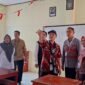 Direktur SMA Kemendikdasmen Yuli Haryanto, Direktur Pendidikan Khusus dan Pendidikan Layanan Khusus Dr. Saryadi, serta Dirjen Pendidikan Menengah dan Pendidikan Khusus Kemendikdasmen Tatang Muttaqin didampingi Kepala Dinas Pendidikan dan Kebudayaan Malut, Abubakar Abdullah meninjau infrastruktur sekolah di SMA Negeri 1 Kota Ternate. || Foto : Kasedata.id