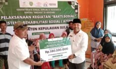 102 KPM di Sula Terima Bantuan Atensi, Lansia Penerima Terbanyak