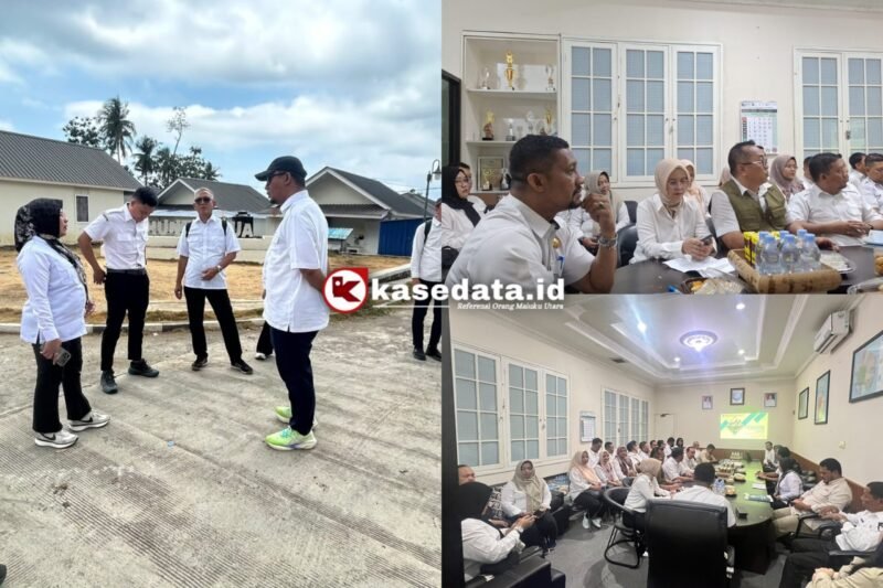 Pertemuan disertai pemaparan huntap Jambula oleh Kepala Dinas Perkimtaan Kota Ternate/Kunjungan rombongan ke lokasi oleh Disperkim CK Pemprov Jatim [dok : kasedata]