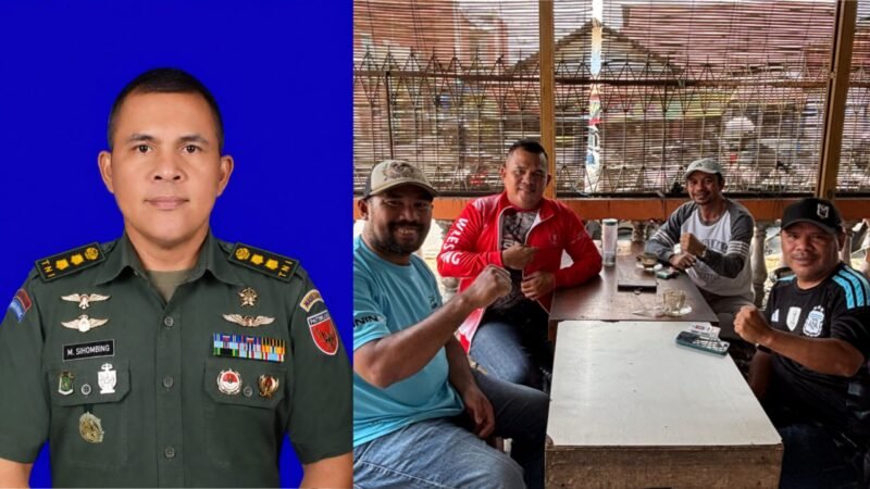 Letkol Lotus Malino Sihombing/Inisiatif pembantukan pengurus PGSI Maluku Utara yang berlangsung di Cafe Jarod Ternate [dok : kasedata.id]