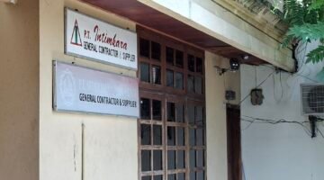 Kantor PT Intimkara yang terletak di Jl. Mononutu, Kelurahan Tanah Raja, Kota Ternate. || Foto : Kasedata.id
