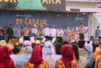 Wakil Gubernur Malut, H. Sarbin Sehe membuka kegiatan Kemah Generasi Berkarakter yang melibatkan pelajar SMA, SMK, dan SLB se-Maluku Utara. || Foto : Kasedata.id