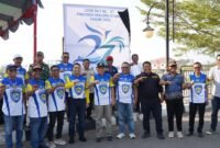 Wakil Gubernur Maluku Utara, H. Sarbin Sehe, secara resmi meluncurkan logo Hari Jadi ke-27. || Foto : Kasedata.id