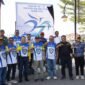 Wakil Gubernur Maluku Utara, H. Sarbin Sehe, secara resmi meluncurkan logo Hari Jadi ke-27. || Foto : Kasedata.id