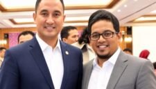 Ketua Umum DPN Komite Masyarakat Nusantara untuk Demokrasi (KMND), Achmad Boim Alhabsyie bersama Kapolri Suyudi Ario Seto dalam suatu acara di Jakarta. || Foto : Kasedata.id