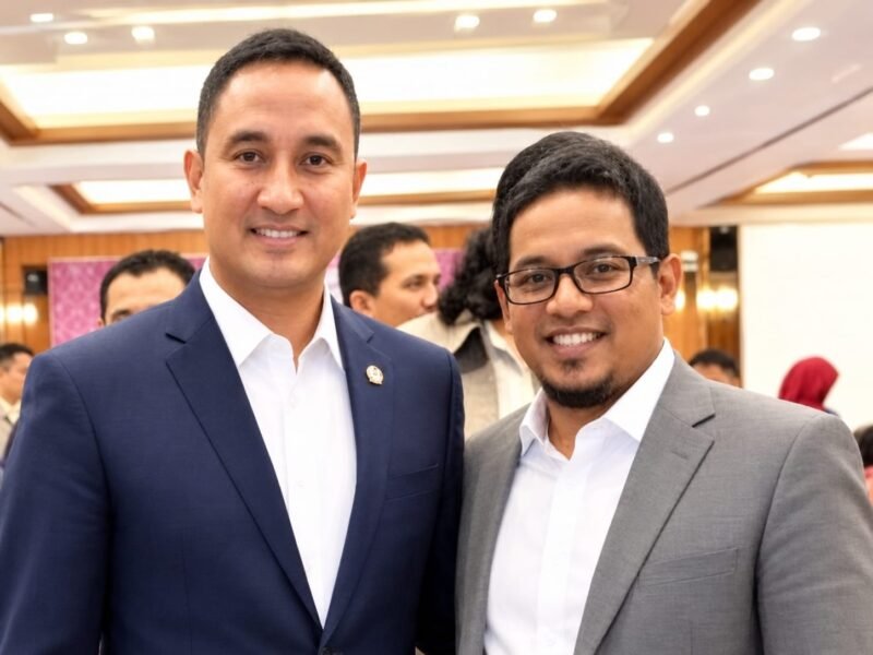Ketua Umum DPN Komite Masyarakat Nusantara untuk Demokrasi (KMND), Achmad Boim Alhabsyie bersama Kapolri Suyudi Ario Seto dalam suatu acara di Jakarta. || Foto : Kasedata.id