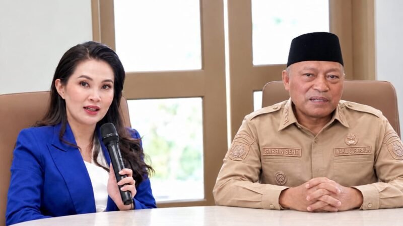 Gubernur Maluku Utara Sherly Tjoanda Laos dan Wakil Gubernur H. Sarbin Sehe. || Foto : Kasedata.id