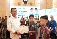 Malam penutupan olimpiade GASING Nasional (OGN) 2026 di Kota Ternate. Penutupan dirangkaikan dengan penyerahan medali dan sertifikat kepada pemenang. || Foto : Kasedata.id