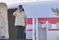 Presiden Prabowo Subianto bertolak ke Maluku Utara menggunakan Pesawat Kenegaraan, Kamis (8/10/2026) pagi. || Foto : Kasedata.id