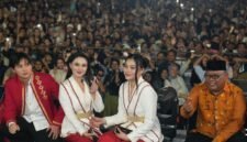 Malam puncak perayaan Hari Ulang Tahun (HUT) ke-27 Provinsi Maluku Utara, ribuan warga padati Kota Sofifi. || Foto : Kasedata.id