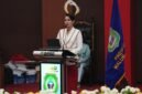 Gubernur Maluku Utara, Sherly Tjoanda Laos, memaparkan sejumlah angka strategis dalam Rancangan Anggaran Pendapatan dan Belanja Daerah (RAPBD) Tahun Anggaran 2027. || Foto : Kasedata.id