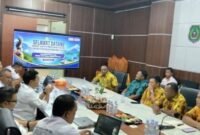 Unit Kerja Pengadaan Barang/Jasa (UKPBJ) Provinsi Papua datang langsung ke Sofifi untuk mempelajari penerapan konsolidasi pengadaan konstruksi jalan Lapen. || Foto : Kasedata.id