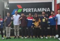 Wakil Gubernur Maluku Utara, H. Sarbin Sehe, didampingi Kepala Dinas ESDM Abdul Karim Usman dan Kepala Dinas Perindag, Ronny Saleh meninjau langsung Fuel Terminal Ternate. || Foto : Kasedata.id