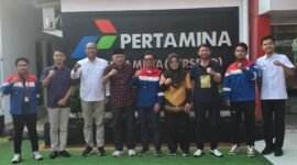 Wakil Gubernur Maluku Utara, H. Sarbin Sehe, didampingi Kepala Dinas ESDM Abdul Karim Usman dan Kepala Dinas Perindag, Ronny Saleh meninjau langsung Fuel Terminal Ternate. || Foto : Kasedata.id