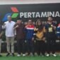 Wakil Gubernur Maluku Utara, H. Sarbin Sehe, didampingi Kepala Dinas ESDM Abdul Karim Usman dan Kepala Dinas Perindag, Ronny Saleh meninjau langsung Fuel Terminal Ternate. || Foto : Kasedata.id