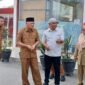 Wakil Gubernur Maluku Utara, H. Sarbin Sehe, bersama Satgas BBM melakukan sidak di SPBU Sofifi. Sarbin didampingi langsung Sekprov Samsuddin A. Kadir dan Kepala Disperindag Ronny Saleh. || Foto : Kasedata.id