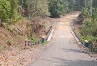 Kondisi ruas jalan yang menjadi fokus pekerjaan, dengan membedakan secara jelas kewenangan dan tanggung jawab Pemkab Halmahera Selatan (Halsel) dan Pemerintah Provinsi Maluku Utara. || Foto : Kasedata.id
