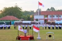 Diklat Laskar Gerindra Maluku Utara angkatan perdana resmi berakhir pada Selasa (20/10/2026). || Foto : Kasedata.id