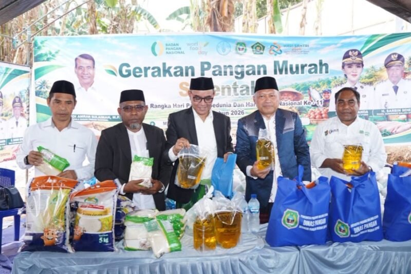 Sebanyak 700 paket sembako murah yang disediakan Pemerintah Provinsi Maluku Utara melalui Dinas Pangan. || Foto : Kasedata.id