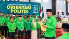 Pengukuhan Pengurus DPC PKB Halmahera Utara periode 2026–2031 yang dirangkaikan dengan Orientasi Politik dan Musyawarah Kerja Cabang (Muskercab). || Foto : Kasedata.id