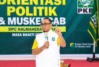 Wakil Ketua I DPW PKB Maluku Utara, Muhajirin Bailussy. || Foto : Kasedata.id