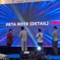 Wakil Gubernur Maluku Utara, H. Sarbin Sehe, didampingi Kepala DPMPTSP Malut, Nirwan M.T. Ali, dan Bupati Halmahera Utara, saat meresmikan peluncuran Gerbang Investasi Daerah dalam rangkaian North Moluccas Business Forum 2026. || Foto : Kasedata.id