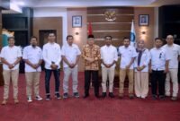 Kunjungan dan silaturahmi oleh pengurus PERHAPI Perwakilan Daerah (PD) Maluku Utara bersama Wali Kota Ternate, M. Tauhid Soleman, Kamis (1/10/2026).