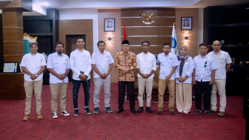 Kunjungan dan silaturahmi oleh pengurus PERHAPI Perwakilan Daerah (PD) Maluku Utara bersama Wali Kota Ternate, M. Tauhid Soleman, Kamis (1/10/2026).