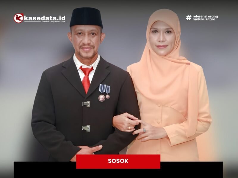 Tonny S Pontoh bersama istrinya Eva Kumala Intan, usai dilantik sebagai Kepala BPBD Kota Ternate [dok : kasedata.id]