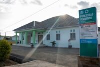 Gedung Puskesmas Pembantu (Pustu) Desa Kawasi, Kecamatan Obi, Halmahera Selatan.