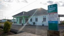 Gedung Puskesmas Pembantu (Pustu) Desa Kawasi, Kecamatan Obi, Halmahera Selatan.