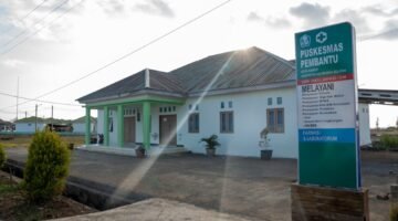 Gedung Puskesmas Pembantu (Pustu) Desa Kawasi, Kecamatan Obi, Halmahera Selatan.