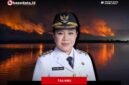 Kondisi kebakaran hutan dan lahan (Karhutla) yang melanda wilayah Kecamatan Taliabu Barat Laut, Lede, dan Taliabu Utara/Bupati Pulau Taliabu [dok : istimewa]
