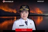 Kondisi kebakaran hutan dan lahan (Karhutla) yang melanda wilayah Kecamatan Taliabu Barat Laut, Lede, dan Taliabu Utara/Bupati Pulau Taliabu [dok : istimewa]